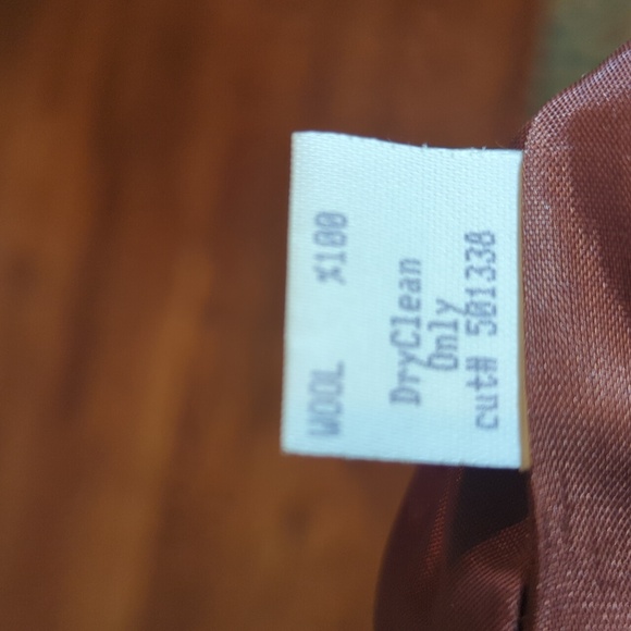 Vtg Cache Quiet Luxury 100% Wool Old Money Brown/ Black Blazer Sz 12 - Picture 8 of 12